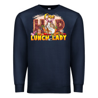 Navy One hip lunch lady Easter Day Premium Sweatshirt - LillyAllenDesigns