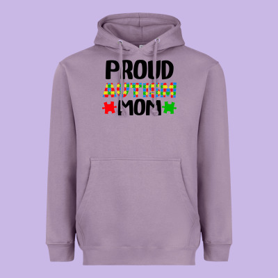 Autism Awareness Puzzle Theme Heavyweight Hoodie Designed By Cowhidedigitalart