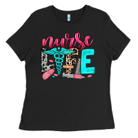 Black nurse life Ladies Tee - NancyCooperArtShop