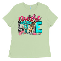 Matcha nurse life Ladies Tee - NancyCooperArtShop