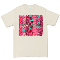 Bone valentines day brushstroke background brushstroke Premium Tee - NancyCooperArtShop