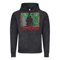 Vintage Black Womens Just a Girl Who Loves Christmas Funny Vintage Hoodie - Bettercallsaul