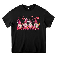 Black love gnomes valentine's day Heavy Core Tee - MaliasSmallBusiness