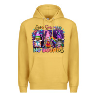 Antique Gold love gnomies no brounds pride Premium Hoodie - FaDigitalArtStudio