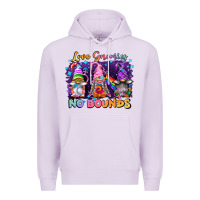 Lilac love gnomies no brounds pride Premium Hoodie - FaDigitalArtStudio
