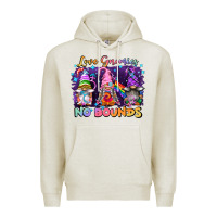 Oatmeal Heather love gnomies no brounds pride Premium Hoodie - FaDigitalArtStudio