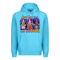 Ocean Blue love gnomies no brounds pride Premium Hoodie - FaDigitalArtStudio