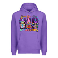 Purple love gnomies no brounds pride Premium Hoodie - FaDigitalArtStudio