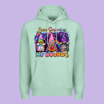 Love Gnomies No Brounds Pride Premium Hoodie Designed By Fadigitalartstudio