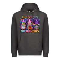 Smoke love gnomies no brounds pride Premium Hoodie - FaDigitalArtStudio