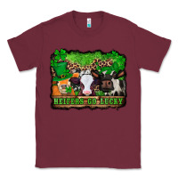 Burgundy st patricks cows heifers go lucky Classic Tee - Jasminsmagicworld