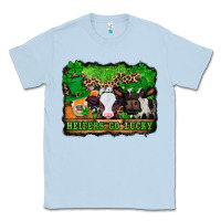 Dusty Blue st patricks cows heifers go lucky Classic Tee - Jasminsmagicworld