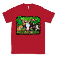 Red st patricks cows heifers go lucky Classic Tee - Jasminsmagicworld