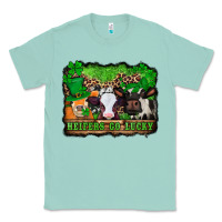 Seafoam st patricks cows heifers go lucky Classic Tee - Jasminsmagicworld