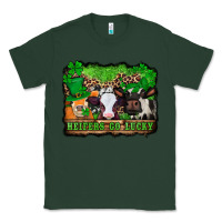 Sports Green st patricks cows heifers go lucky Classic Tee - Jasminsmagicworld