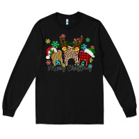 Black Merry Christmas tooth Long Sleeve Tee - texasbilliewilder