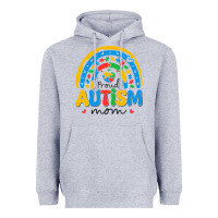 Proud Autism Mom Rainbow Heavyweight Hoodie | Teevron