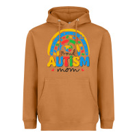 Meerkat proud autism mom rainbow Heavyweight Hoodie - CowhideDigitalArt