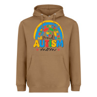 Toasted Coconut proud autism mom rainbow Heavyweight Hoodie - CowhideDigitalArt