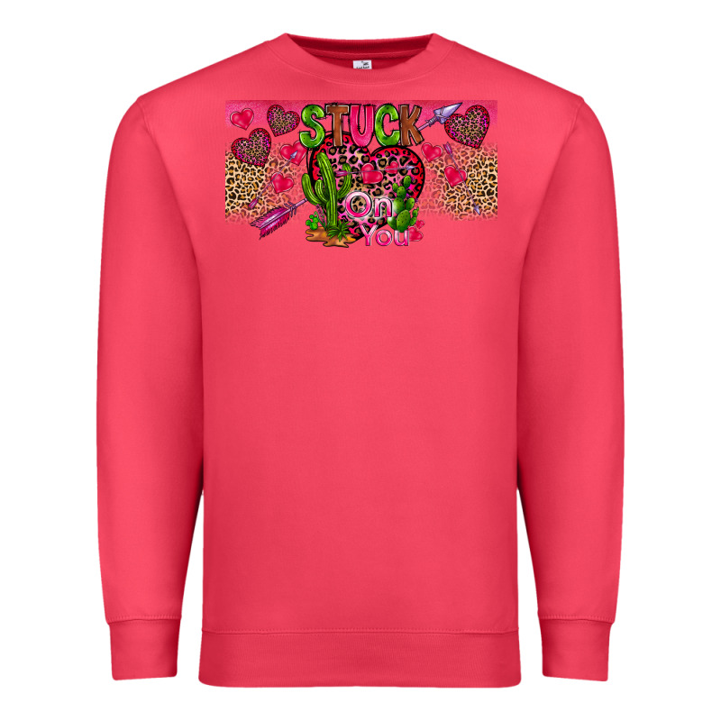 Stuck On You Premium Sweatshirt by CowhideDigitalArt | Teevron