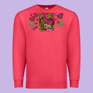 Stuck On You Premium Sweatshirt Designed By Cowhidedigitalart