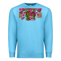 Ocean Blue Stuck On You Premium Sweatshirt - CowhideDigitalArt