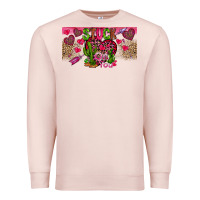 Pale Pink Stuck On You Premium Sweatshirt - CowhideDigitalArt