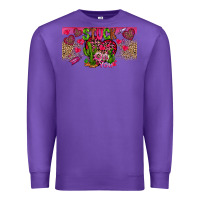 Purple Stuck On You Premium Sweatshirt - CowhideDigitalArt
