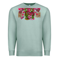 Seafoam Stuck On You Premium Sweatshirt - CowhideDigitalArt