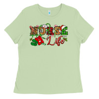 Matcha nurse life christmas Ladies Tee - NancyCooperArtShop