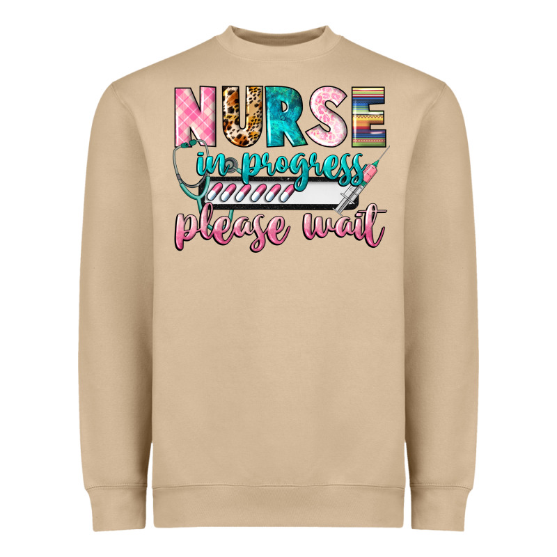 Nurse In Progress Heavyweight Sweatshirt by CowGirlArtShop | Teevron