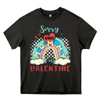 Asphalt sorry boys mommy is valentine Heavy Core Tee - MaliasSmallBusiness