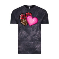 Cloud Black valentine's day hearts Vintage Tee - RanaPortraitStore
