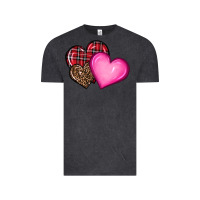 Vintage Black valentine's day hearts Vintage Tee - RanaPortraitStore