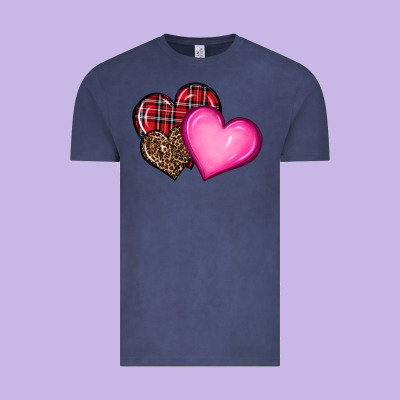 Valentine's Day Hearts Vintage Tee Designed By Ranaportraitstore
