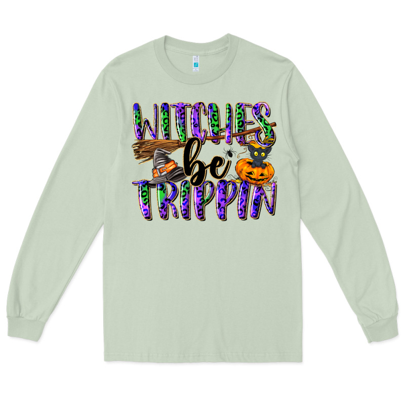 Witches Be Trippin Long Sleeve Tee by NancyCooperArtShop | Teevron
