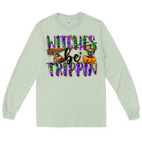 Matcha Witches be trippin Long Sleeve Tee - NancyCooperArtShop