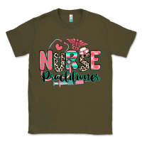 Army Green nurse practitioner Classic Tee - RanaPortraitStore