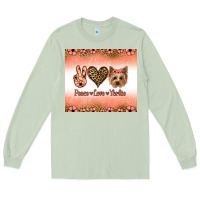 Matcha peace love yorkie Long Sleeve Tee - Jasminsmagicworld