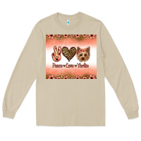 Mushroom peace love yorkie Long Sleeve Tee - Jasminsmagicworld