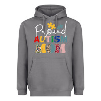 Storm Proud Autism Mom Leopard Pattern Design Autism Awa Heavyweight Hoodie - CowhideDigitalArt