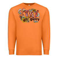 Carrot Stay Groovy Premium Sweatshirt - CowhideDigitalArt