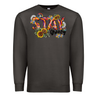 Smoke Stay Groovy Premium Sweatshirt - CowhideDigitalArt