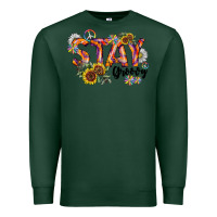 Sports Green Stay Groovy Premium Sweatshirt - CowhideDigitalArt