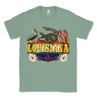 Sage louisiana state Classic Tee - BarkalooDesign