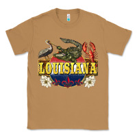 Toasted Coconut louisiana state Classic Tee - BarkalooDesign