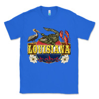 True Royal louisiana state Classic Tee - BarkalooDesign