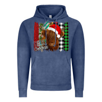 Vintage Denim Merry Christmas Cow Vintage Hoodie - Bettercallsaul
