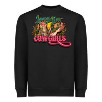 Black Long life Cowgirls Heavyweight Sweatshirt - HowdyJamesFarm