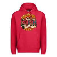 Cardinal Faith USA Premium Hoodie - FaDigitalArtStudio